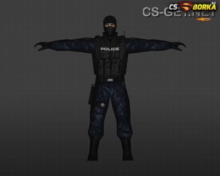 Модель «Солдаты в синем камуфляже» для CS 1.6 для CS 1.6