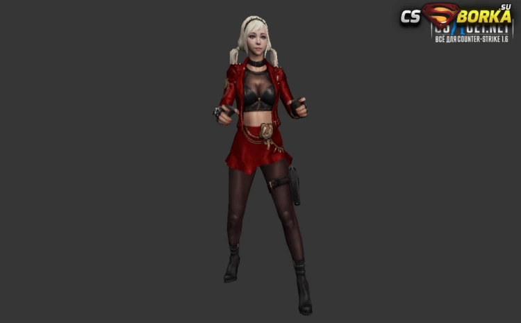 Модель девушки КТ/ТТ для CS 1.6 для CS 1.6