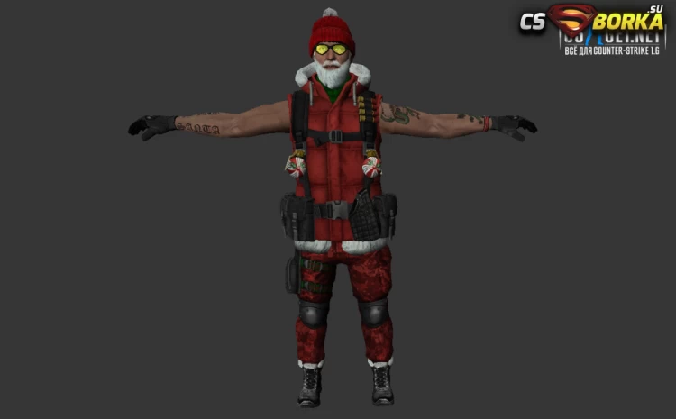 Модель «Battle Santa КТ/ТТ» для CS 1.6 для CS 1.6
