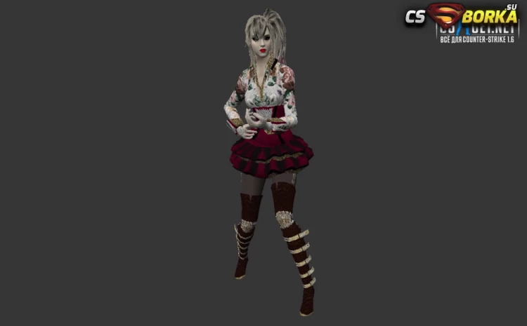 Модель девушки КТ/ТТ для CS 1.6 для CS 1.6