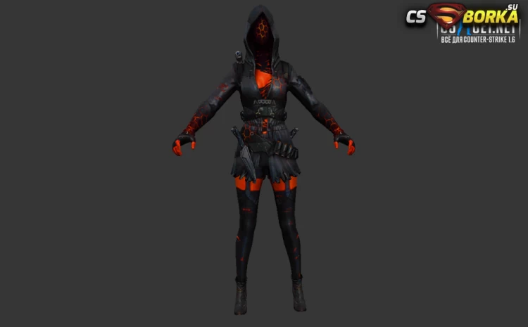 Модель девушки КТ/ТТ для CS 1.6 для CS 1.6