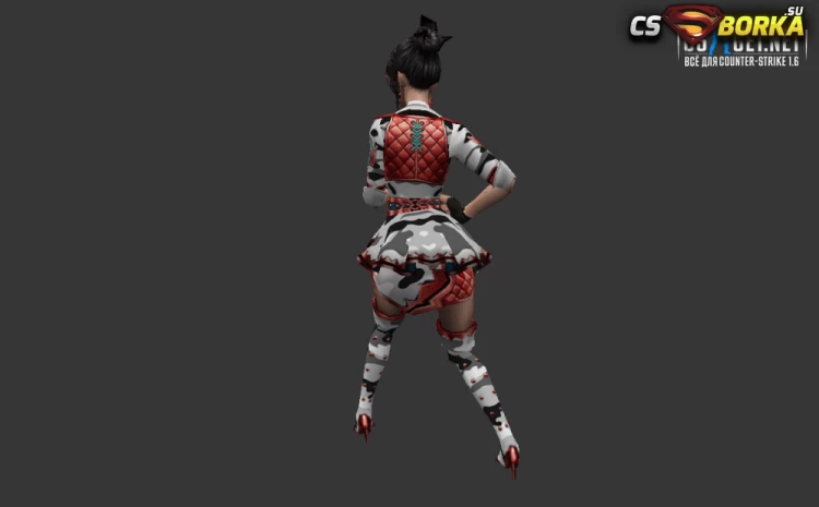 Модель девушки КТ/ТТ для CS 1.6 для CS 1.6