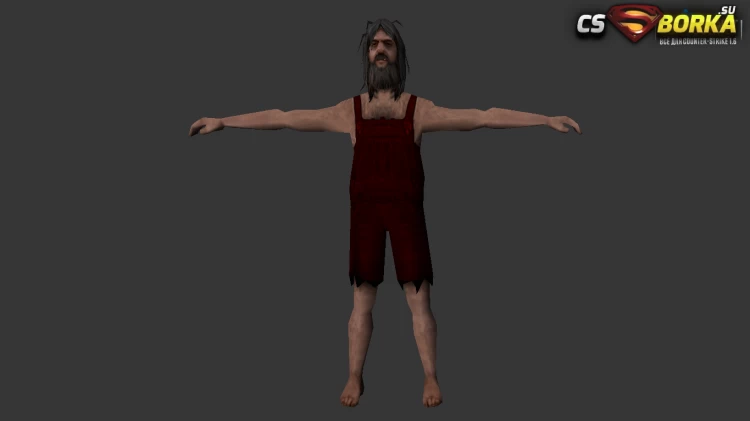 Модель «Бомж КТ/ТТ» для CS 1.6 для CS 1.6