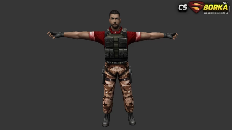 Модель «Солдат КТ/ТТ» для CS 1.6 для CS 1.6