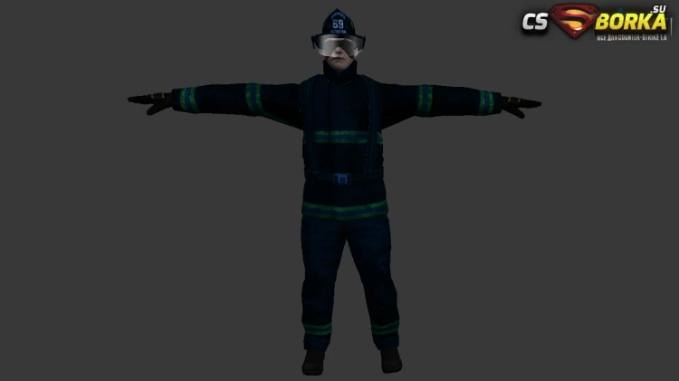 Модель «Пожарный КТ/ТТ» для CS 1.6 для CS 1.6