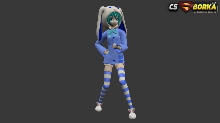 Модель «Girl Rabbit КТ/ТТ» для CS 1.6 для CS 1.6