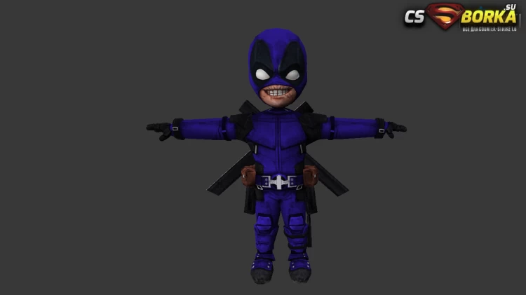 Мужская модель Deadpool Mini для CS 1.6 для CS 1.6
