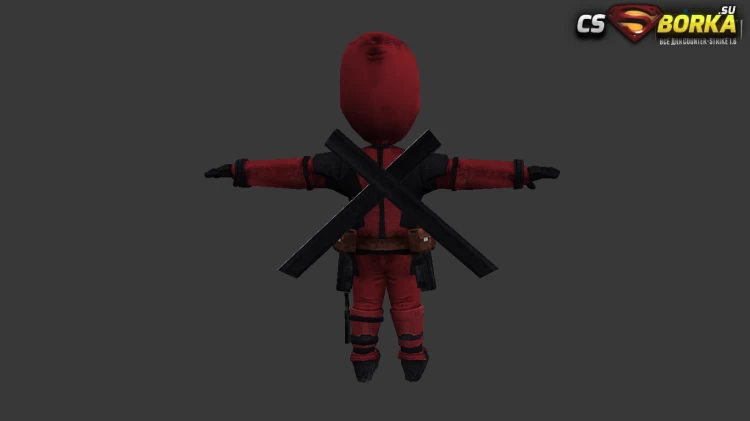 Мужская модель Deadpool Mini для CS 1.6 для CS 1.6
