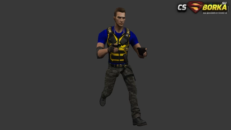 Мужская модель Rick для CS 1.6 для CS 1.6