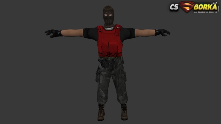 Мужская модель Terrorist Phoenix CS:GO для CS 1.6 для CS 1.6