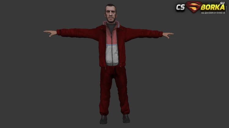 Мужская модель Niko Bellic для CS 1.6 для CS 1.6