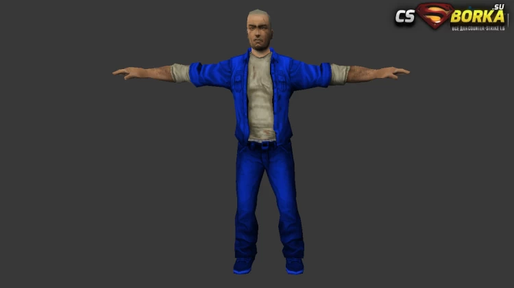 Мужская модель James Earl Cash для CS 1.6 для CS 1.6