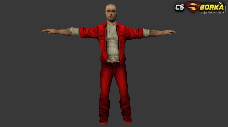 Мужская модель James Earl Cash для CS 1.6 для CS 1.6