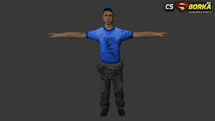 Мужская модель Ellis L4D2 для CS 1.6 для CS 1.6
