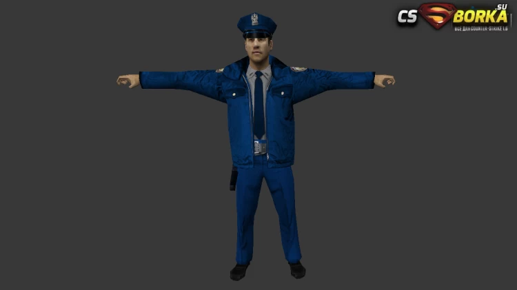 Мужская модель Полицейский для CS 1.6 для CS 1.6