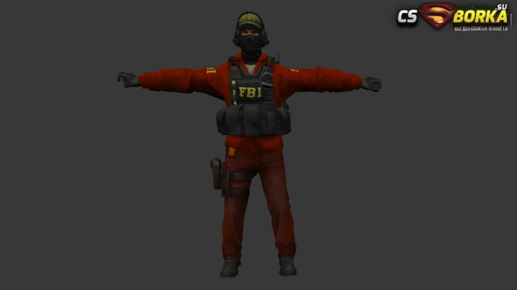 Мужская модель Agent FBI для CS 1.6 для CS 1.6