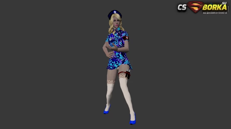 Женская модель Nurse Retextured для CS 1.6 для CS 1.6