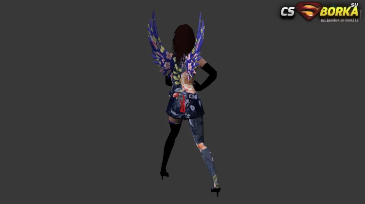 Женская модель Girl Angel Retextured для CS 1.6 для CS 1.6