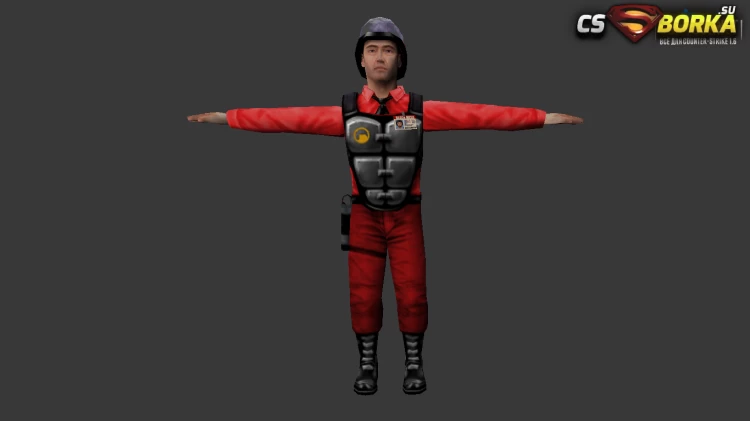 Мужская модель Barney для CS 1.6 для CS 1.6