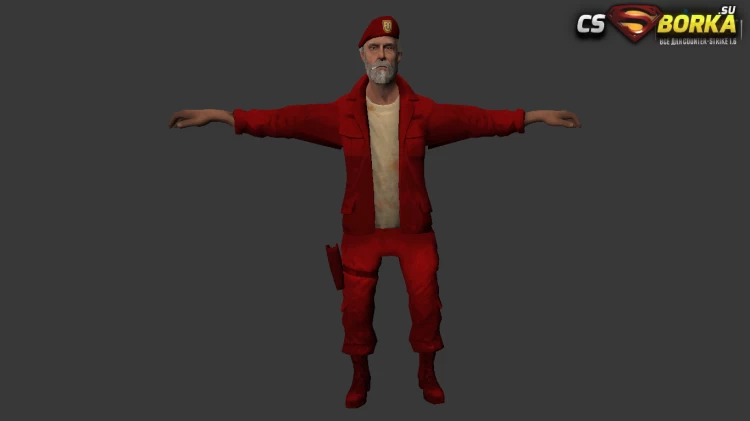 Мужская модель Bill L4D для CS 1.6 для CS 1.6