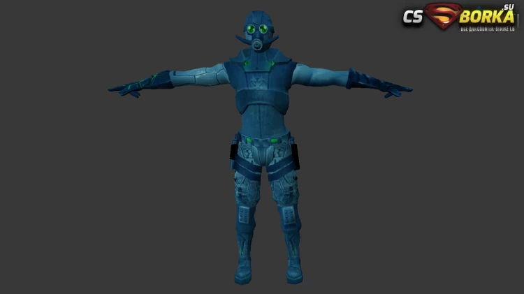 Мужская модель Bio Soldier для CS 1.6 для CS 1.6