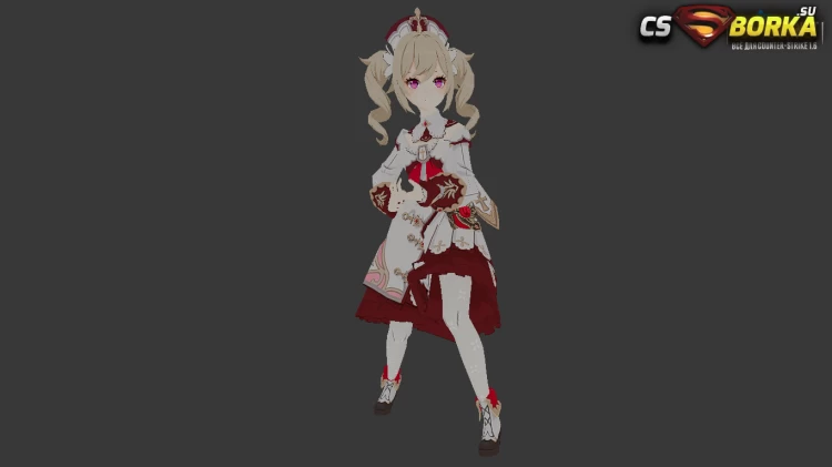 Женская модель Barbara Genshin для CS 1.6 для CS 1.6