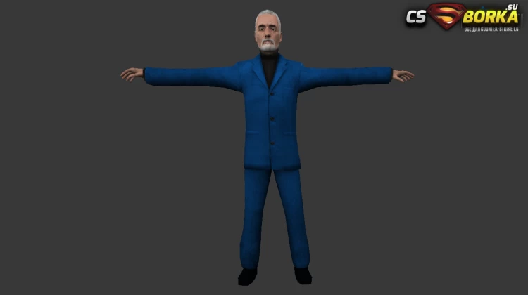 Мужская модель Breen HL2 для CS 1.6 для CS 1.6