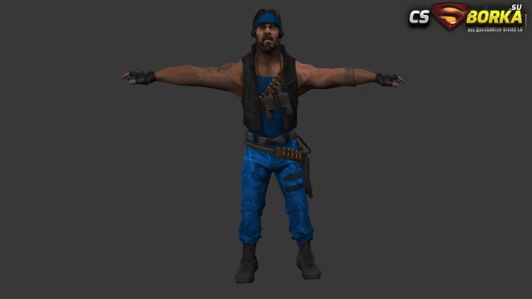 Мужская модель Crasswater The Forgotten для CS 1.6 для CS 1.6