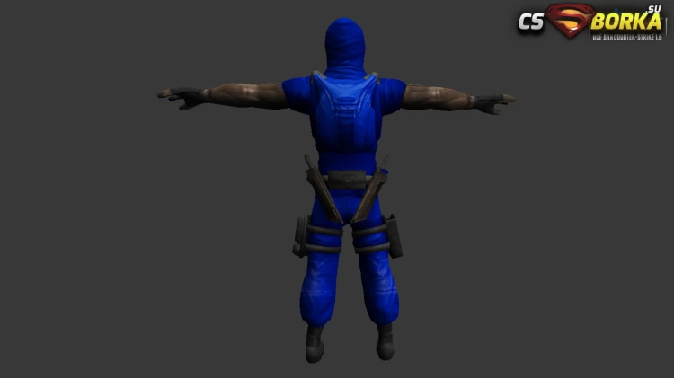 Мужская модель Ninja Soldier для CS 1.6 для CS 1.6