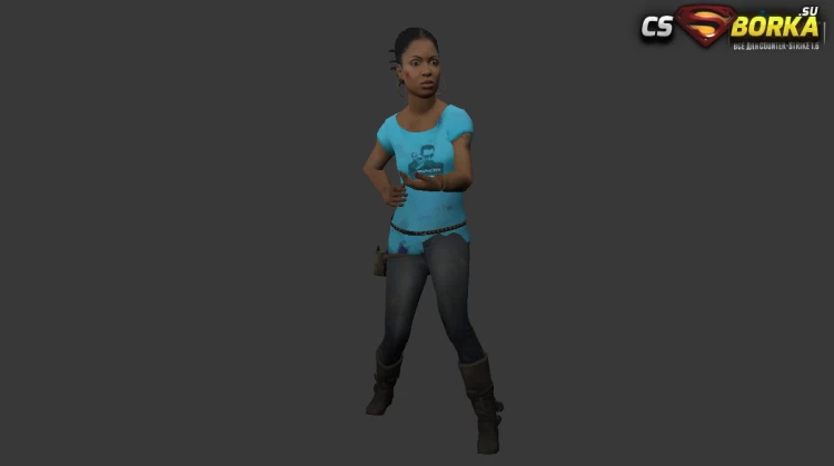 Женская модель Rochelle L4D2 для CS 1.6 для CS 1.6