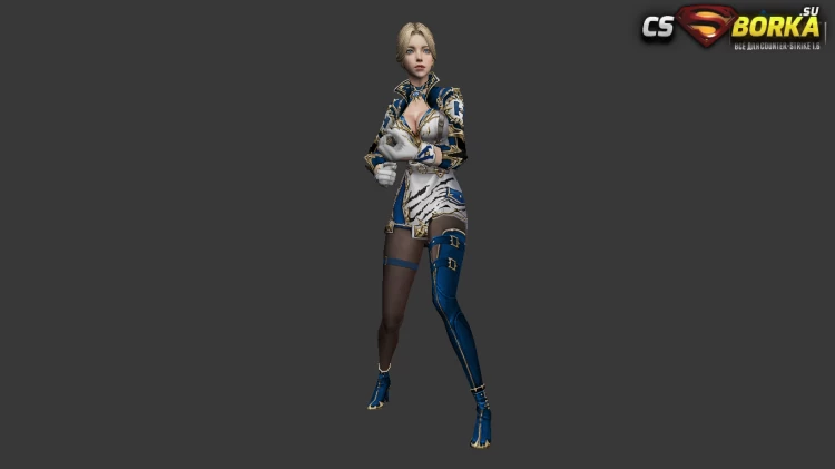 Женская модель Special Agent Criss (ct,tt+united) для CS 1.6 для CS 1.6