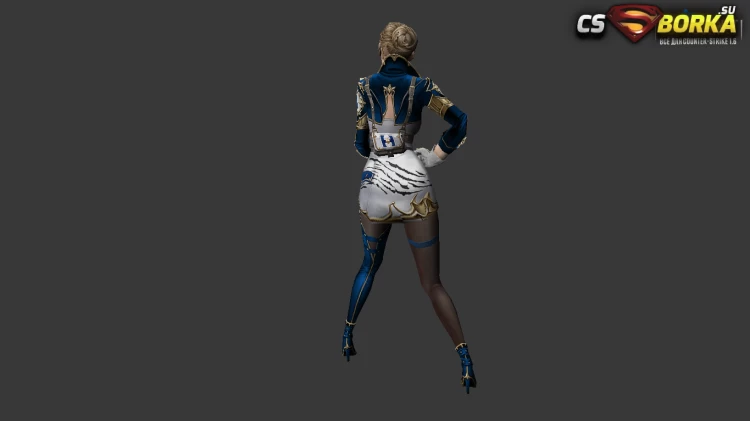 Женская модель Special Agent Criss (ct,tt+united) для CS 1.6 для CS 1.6