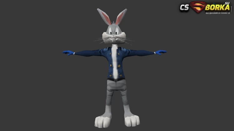 Мужская модель Bugs Bunny (united) для CS 1.6 для CS 1.6
