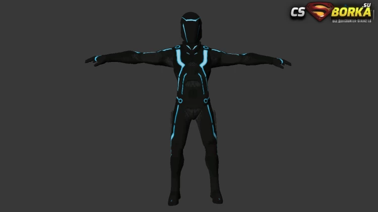 Мужская модель Tron (united) для CS 1.6 для CS 1.6