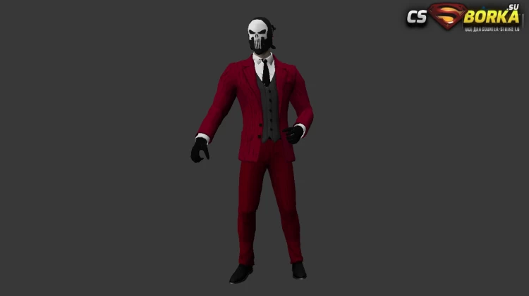 Мужская модель Punisher Noir (united) для CS 1.6 для CS 1.6