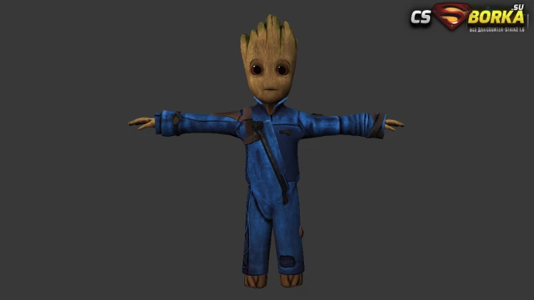 Мужская модель Baby Groot (united) для CS 1.6 для CS 1.6