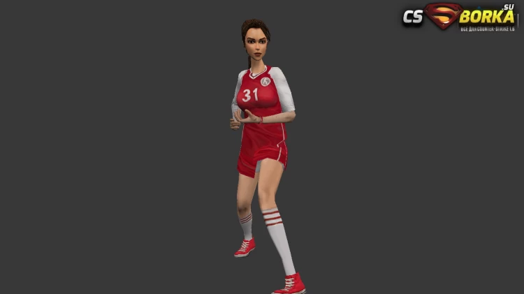Женская модель Футболистка (ct,tt+united) для CS 1.6 для CS 1.6