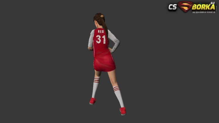 Женская модель Футболистка (ct,tt+united) для CS 1.6 для CS 1.6