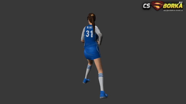 Женская модель Футболистка (ct,tt+united) для CS 1.6 для CS 1.6