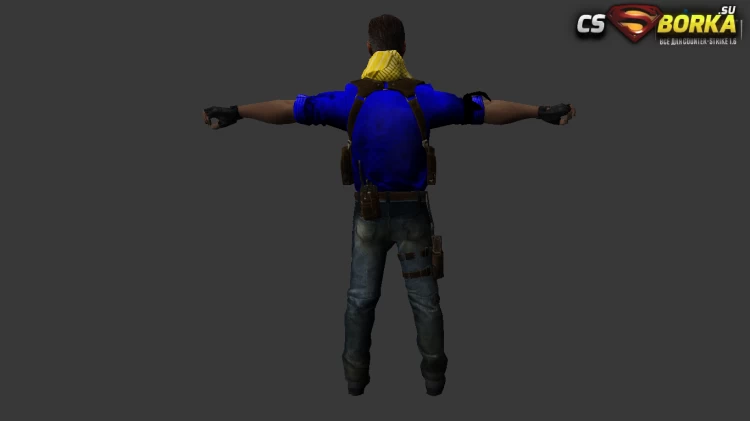 Мужская модель Terrorist CS:GO (united) для CS 1.6 для CS 1.6
