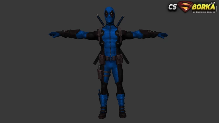 Мужская модель Deadpool (united) для CS 1.6 для CS 1.6