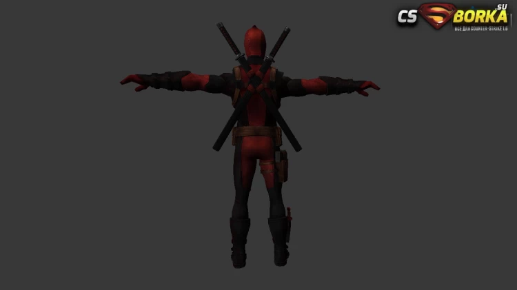 Мужская модель Deadpool (united) для CS 1.6 для CS 1.6