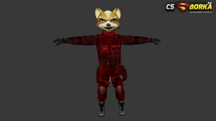 Мужская модель Fox Killer (ct,tt+united) для CS 1.6 для CS 1.6