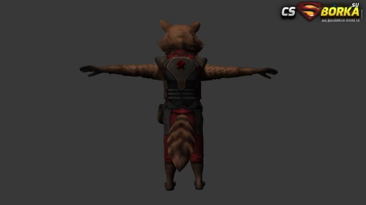 Мужская модель Rocket Raccoon (united) для CS 1.6 для CS 1.6