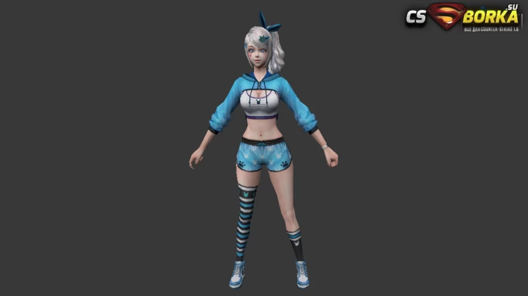 Женская модель Rabbit Mirage (ct,tt+united) для CS 1.6 для CS 1.6