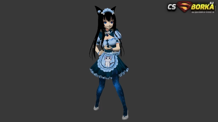 Женская модель Nekopara ver.2 (ct,tt+united) для CS 1.6 для CS 1.6