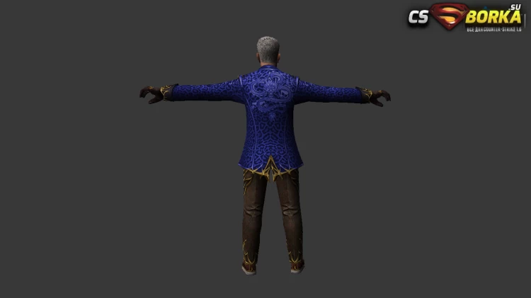 Мужская модель David Black Retextured (ct,tt+united) для CS 1.6 для CS 1.6