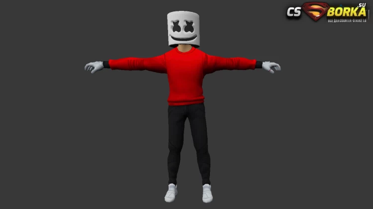 Мужская модель Marshmello (ct.tt+united) для CS 1.6 для CS 1.6