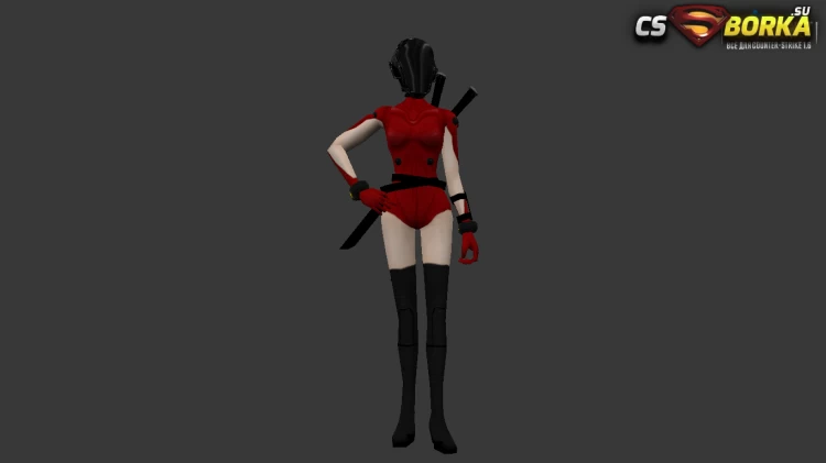 Женская модель Biohazard Girl (ct,tt+united) для CS 1.6 для CS 1.6