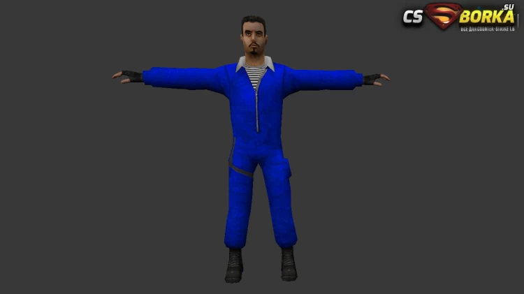 Мужская модель Prisoner (ct,tt+united) для CS 1.6 для CS 1.6